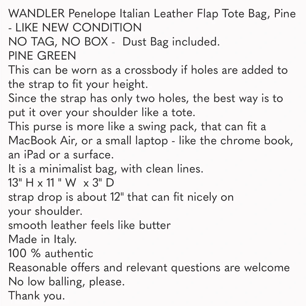 Wandler evergreen leather bag - Picture 7 of 7